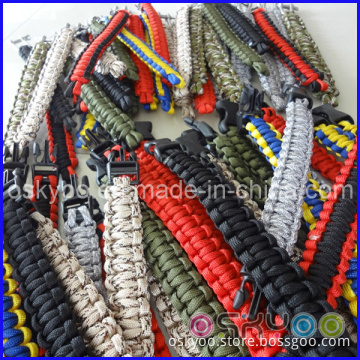 Guide 7 Core Military Umbrella Rope Outdoor Wild Type U Stainless Steel Buckle Life Survival Bracelet